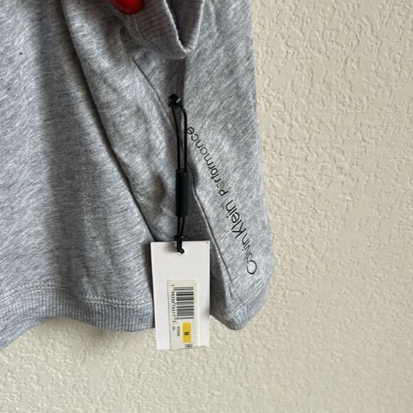 Calvin Klein Performance Womens Muscle Tank Silver Size M Gray NWT - Picture 6 of 7